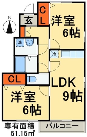 ブリックスクエアの物件間取画像